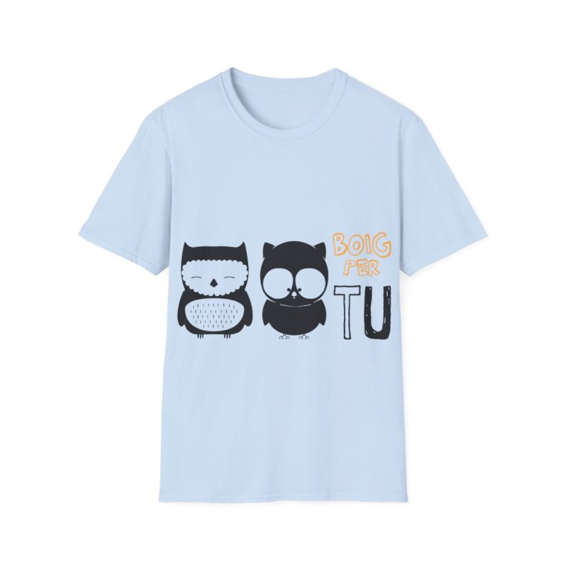 Camiseta Softstyle - Azul claro - Camiseta «Boig per tu»