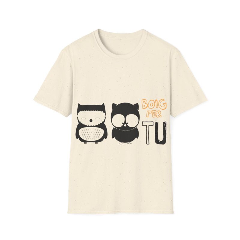 Camiseta Softstyle - Natural - Camiseta «Boig per tu»