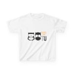Camiseta infantil algodon grueso - Blanco - Camiseta «Boig per tu» Camiseta infantil algodon grueso - Blanco - Camiseta «Boig per tu»