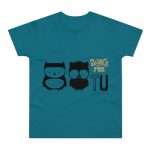 Camiseta hombre punto liso - Azul diva - Camiseta «Boig per tu» Camiseta hombre punto liso - Azul diva - Camiseta «Boig per tu»