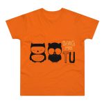 Camiseta hombre punto liso - Naranja - Camiseta «Boig per tu» Camiseta hombre punto liso - Naranja - Camiseta «Boig per tu»