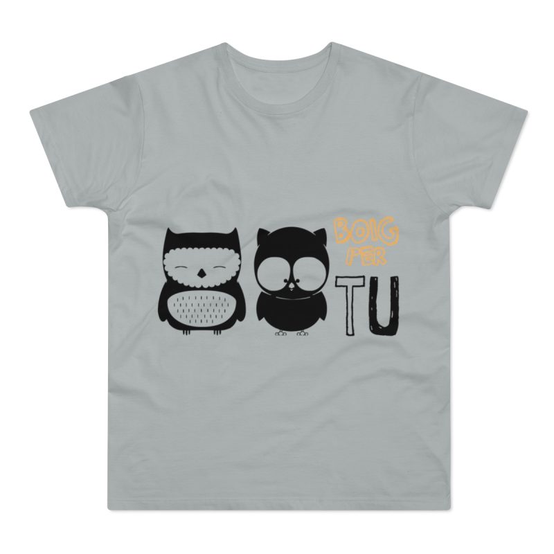Camiseta hombre punto liso - Gris Pacifico - Camiseta «Boig per tu»