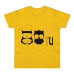 Camiseta hombre punto liso - Amarillo dorado - Camiseta «Boig per tu» Camiseta hombre punto liso - Amarillo dorado - Camiseta «Boig per tu»