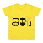 Camiseta hombre punto liso - Amarillo solar - Camiseta «Boig per tu» Camiseta hombre punto liso - Amarillo solar - Camiseta «Boig per tu»