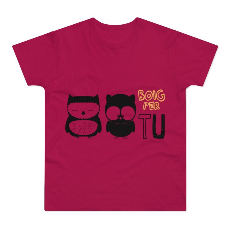 Camiseta hombre punto liso - Sorbete - Camiseta «Boig per tu»