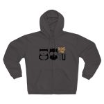 Sudadera capucha con cremallera premium - Antracita - Camiseta «Boig per tu»