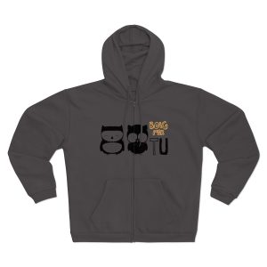 Sudadera capucha con cremallera premium - Antracita - Camiseta «Boig per tu»