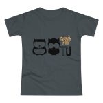 Camiseta mujer punto liso - Gris oscuro - Camiseta «Boig per tu»