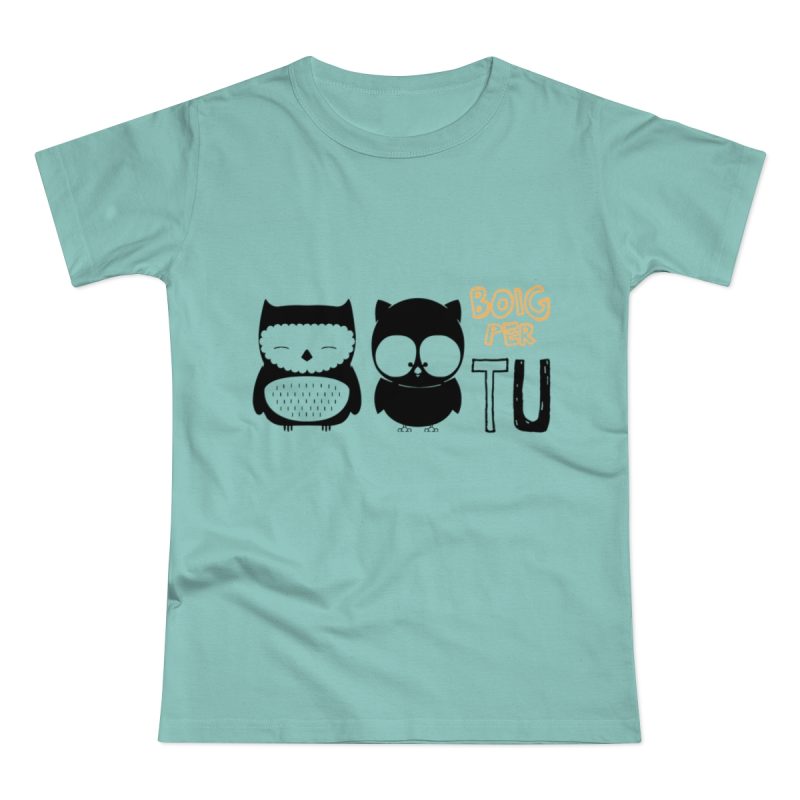 Camiseta mujer punto liso - Verde menta - Camiseta «Boig per tu»