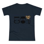 Camiseta mujer punto liso - Azul marino - Camiseta «Boig per tu»