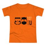 Camiseta mujer punto liso - Naranja - Camiseta «Boig per tu»