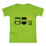 Camiseta mujer punto liso - Verde orquidea - Camiseta «Boig per tu»