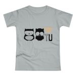 Camiseta mujer punto liso - Gris Pacifico - Camiseta «Boig per tu»