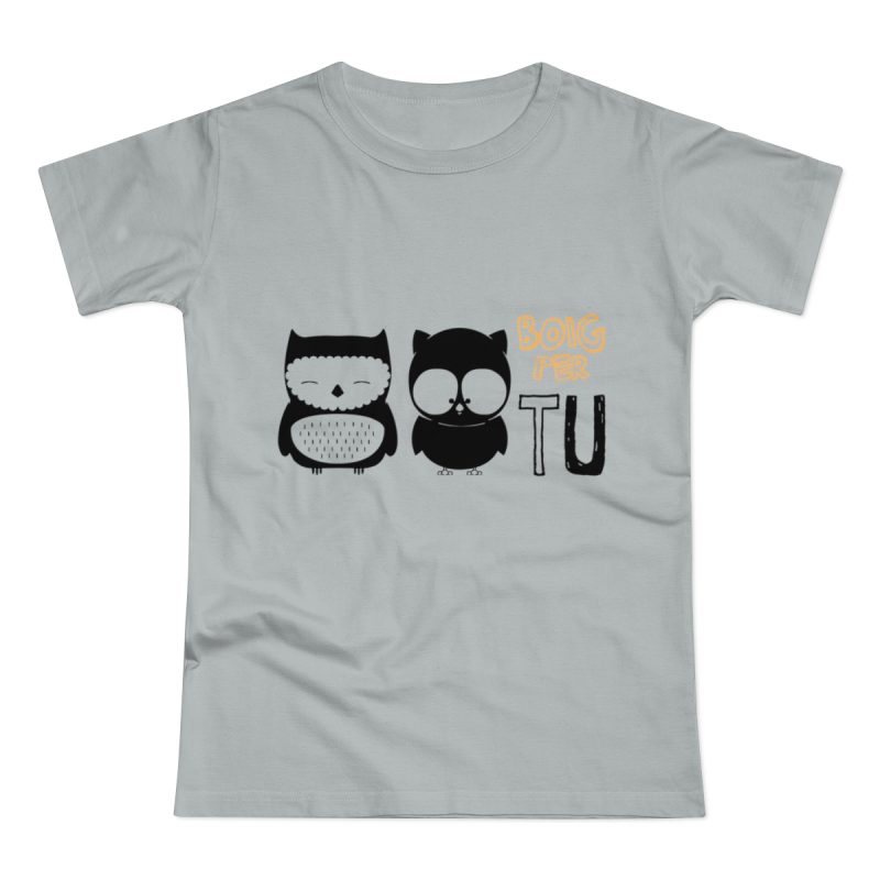 Camiseta mujer punto liso - Gris Pacifico - Camiseta «Boig per tu»