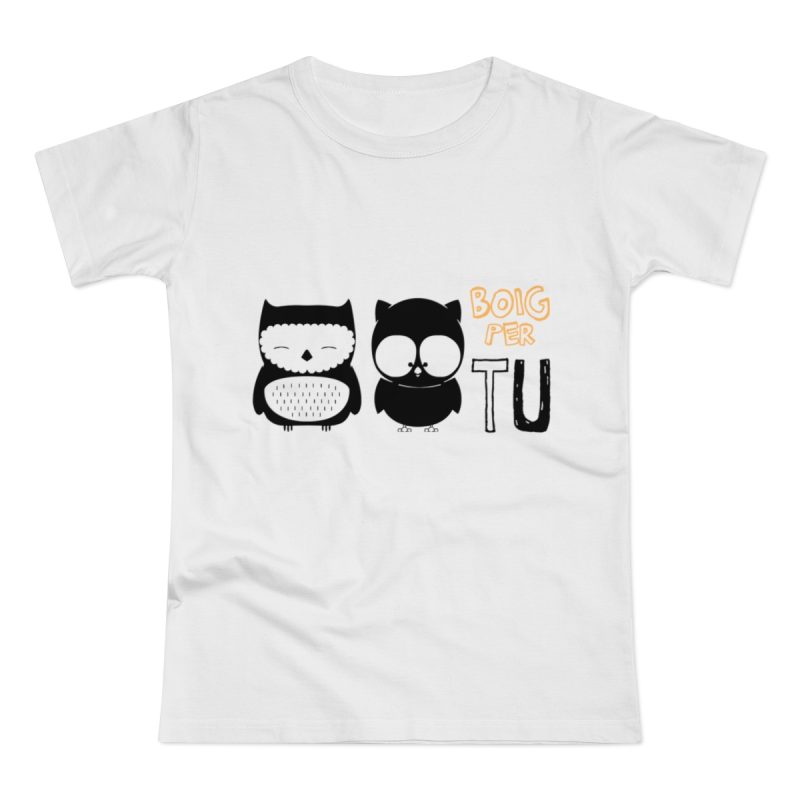 Camiseta mujer punto liso - Blanco - Camiseta «Boig per tu»