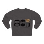 Sudadera cuello redondo premium - Antracita - Camiseta «Boig per tu»