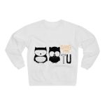 Sudadera cuello redondo premium - Blanco - Camiseta «Boig per tu»