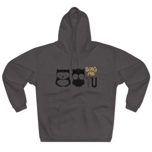 Sudadera con capucha cerrada - Antracita - Camiseta «Boig per tu»