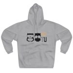 Sudadera con capucha cerrada - Gris jaspeado claro - Camiseta «Boig per tu»