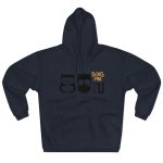 Sudadera con capucha cerrada - Azul marino - Camiseta «Boig per tu»