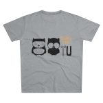 Camiseta hombre corte moderno - Gris Oxford claro - Camiseta «Boig per tu» Camiseta hombre corte moderno - Gris Oxford claro - Camiseta «Boig per tu»