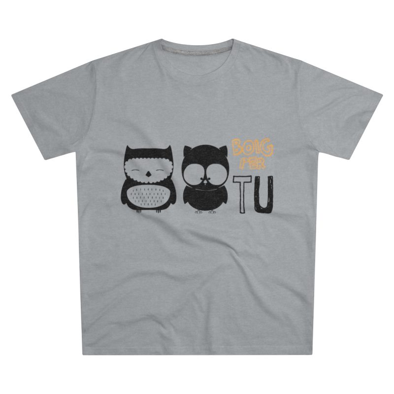 Camiseta hombre corte moderno - Gris Oxford claro - Camiseta «Boig per tu» Camiseta hombre corte moderno - Gris Oxford claro - Camiseta «Boig per tu»