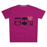 Camiseta hombre corte moderno - Rosa oscuro - Camiseta «Boig per tu» Camiseta hombre corte moderno - Rosa oscuro - Camiseta «Boig per tu»