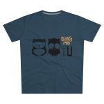 Camiseta hombre corte moderno - Azul vaquero - Camiseta «Boig per tu» Camiseta hombre corte moderno - Azul vaquero - Camiseta «Boig per tu»