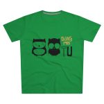 Camiseta hombre corte moderno - Verde Kelly - Camiseta «Boig per tu» Camiseta hombre corte moderno - Verde Kelly - Camiseta «Boig per tu»
