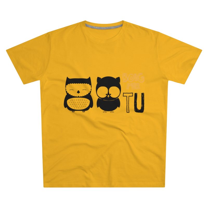 Camiseta hombre corte moderno - Amarillo girasol - Camiseta «Boig per tu»