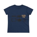 Camiseta mujer algodon medio - Azul marino - Camiseta «Boig per tu» Camiseta mujer algodon medio - Azul marino - Camiseta «Boig per tu»