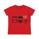 Camiseta mujer algodon medio - Rojo - Camiseta «Boig per tu» Camiseta mujer algodon medio - Rojo - Camiseta «Boig per tu»