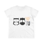 Camiseta mujer algodon medio - Blanco - Camiseta «Boig per tu» Camiseta mujer algodon medio - Blanco - Camiseta «Boig per tu»
