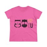 Camiseta mujer algodon medio - Rosa azalea - Camiseta «Boig per tu» Camiseta mujer algodon medio - Rosa azalea - Camiseta «Boig per tu»