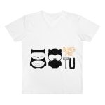 Camiseta hombre cuello de pico Presenter - Blanco - Camiseta «Boig per tu»