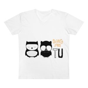 Camiseta hombre cuello de pico Presenter - Blanco - Camiseta «Boig per tu»