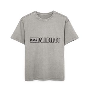 Camiseta oversize lavado acido - Gris asfalto - Camiseta Ball de Bot