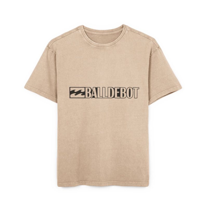 Camiseta oversize lavado acido - Beis - Camiseta Ball de Bot