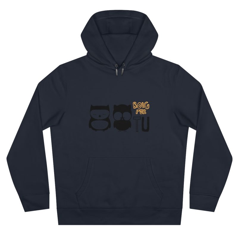 Sudadera con capucha King - Azul marino - Camiseta «Boig per tu»