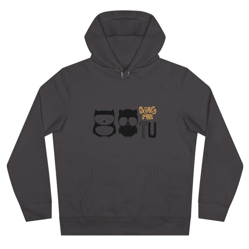 Sudadera con capucha King - Gris asfalto - Camiseta «Boig per tu»