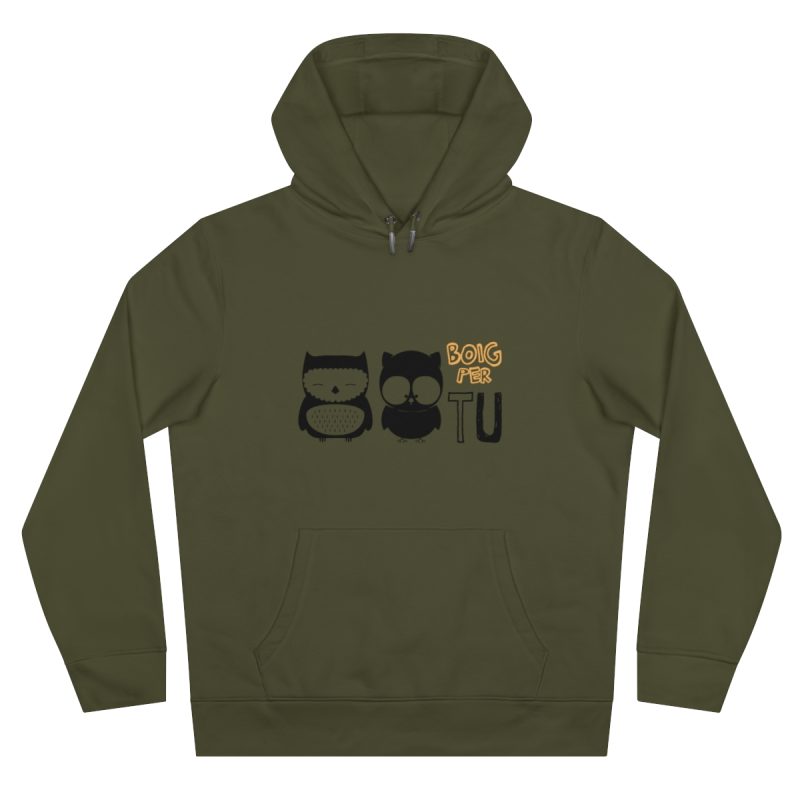 Sudadera con capucha King - Caqui - Camiseta «Boig per tu»