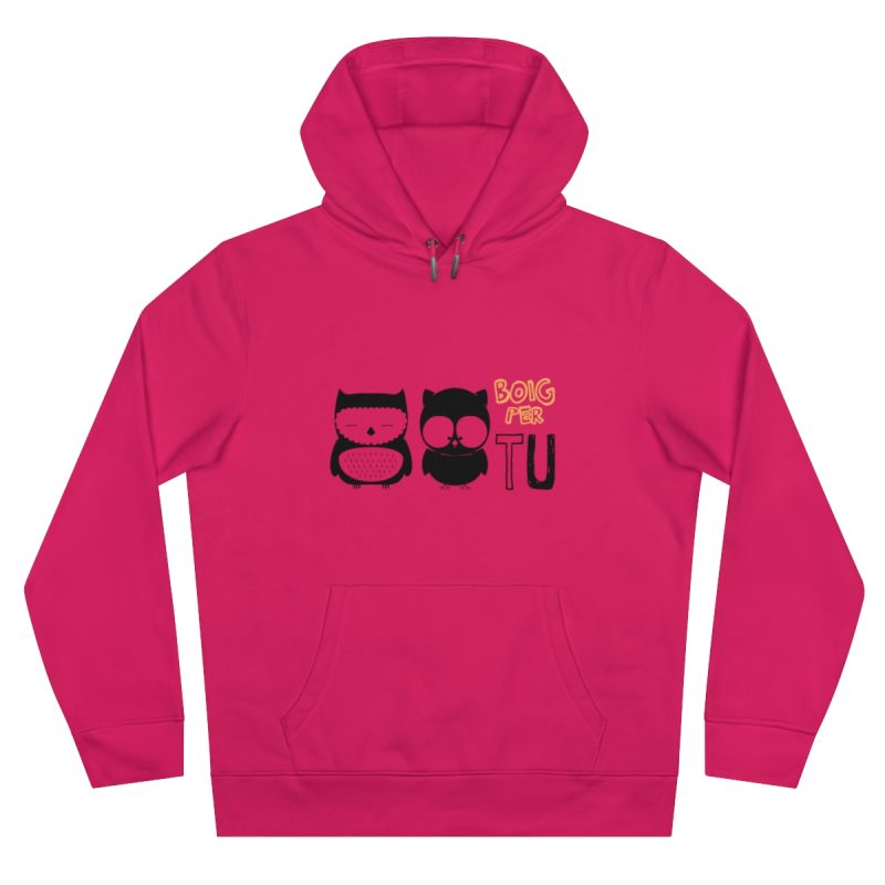 Sudadera con capucha King - Magenta - Camiseta «Boig per tu»