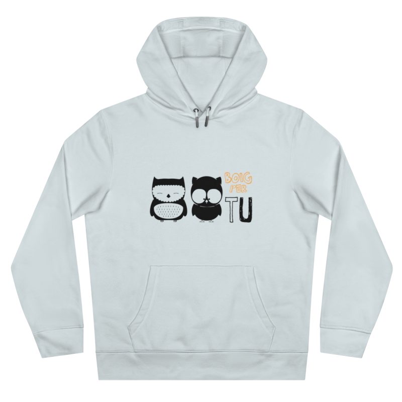 Sudadera con capucha King - Azul cielo puro - Camiseta «Boig per tu»