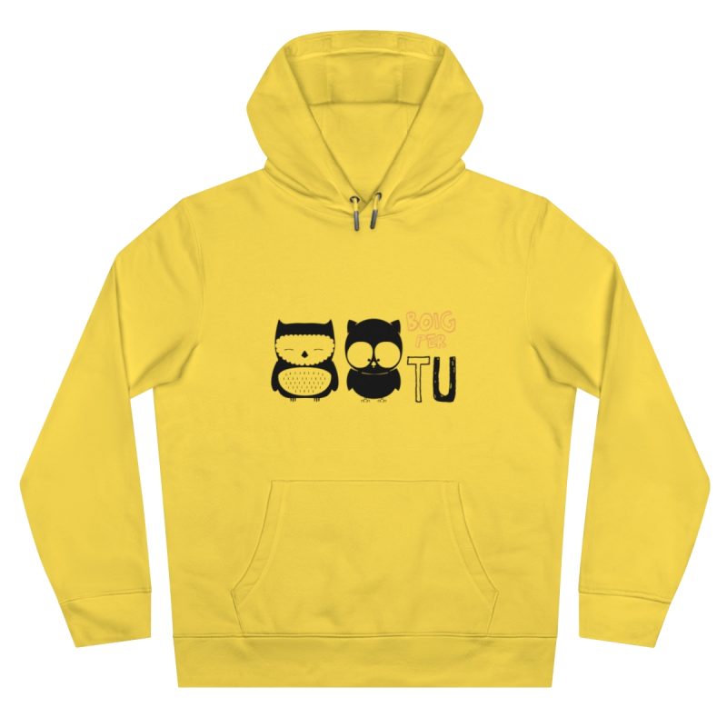 Sudadera con capucha King - Amarillo chispa - Camiseta «Boig per tu»