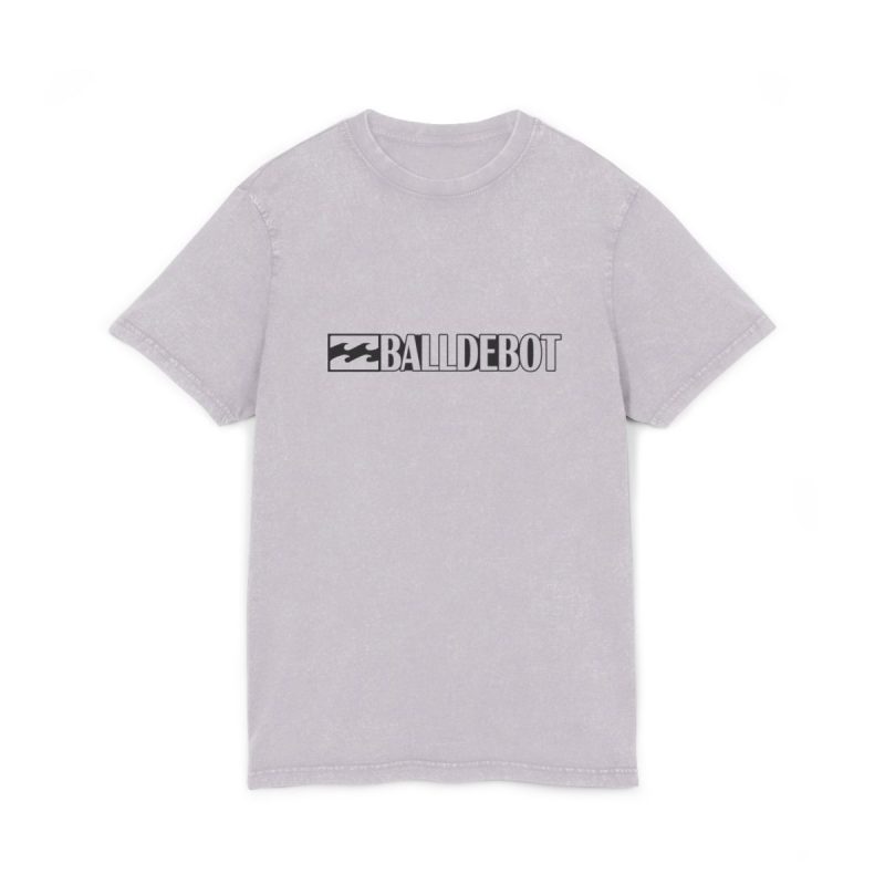 Camiseta lavado acido cuello redondo - Lila suave - Camiseta Ball de Bot