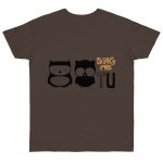 Camiseta punto liso - Marron oso - Camiseta «Boig per tu»