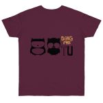 Camiseta punto liso - Burdeos - Camiseta «Boig per tu»