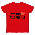 Camiseta punto liso - Rojo fuego - Camiseta «Boig per tu»