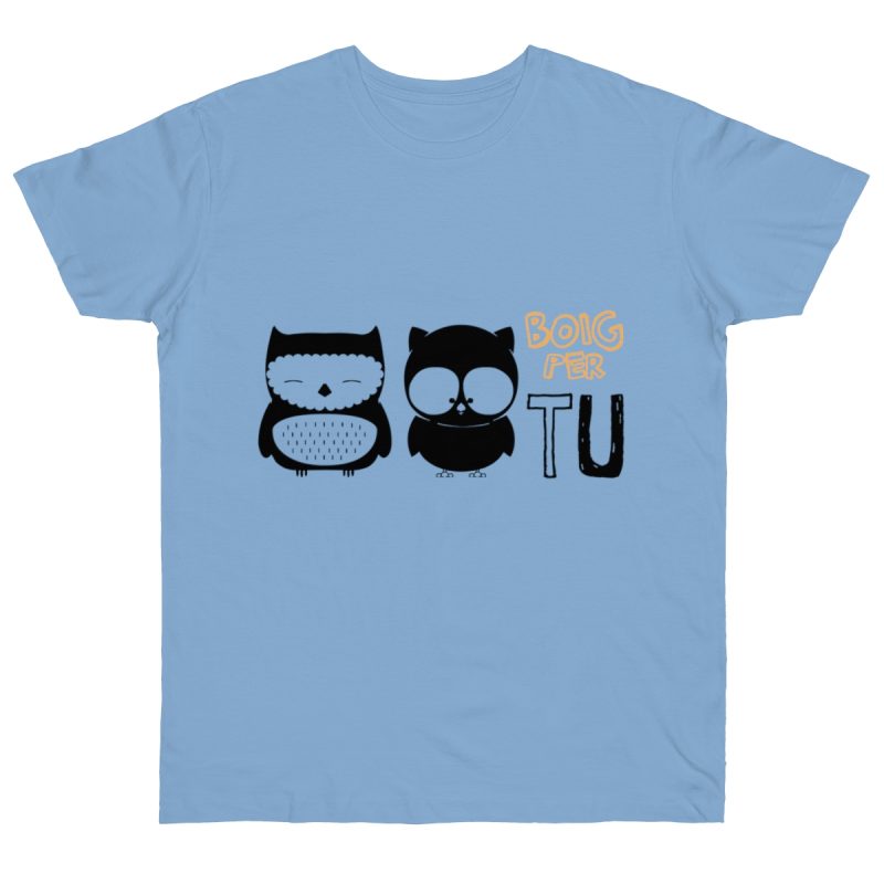 Camiseta punto liso - Azul cielo - Camiseta «Boig per tu»