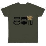 Camiseta punto liso - Caqui urbano - Camiseta «Boig per tu»